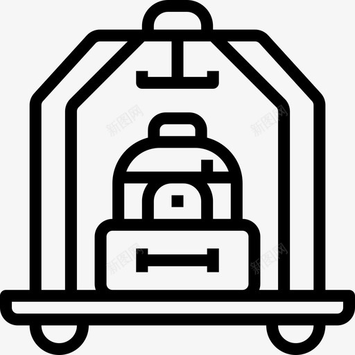 交通酒店服务16直线图标svg_新图网 https://ixintu.com 交通 直线 酒店服务16