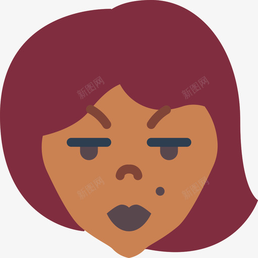 女人阿凡达34号扁平图标svg_新图网 https://ixintu.com 女人 扁平 阿凡达34号