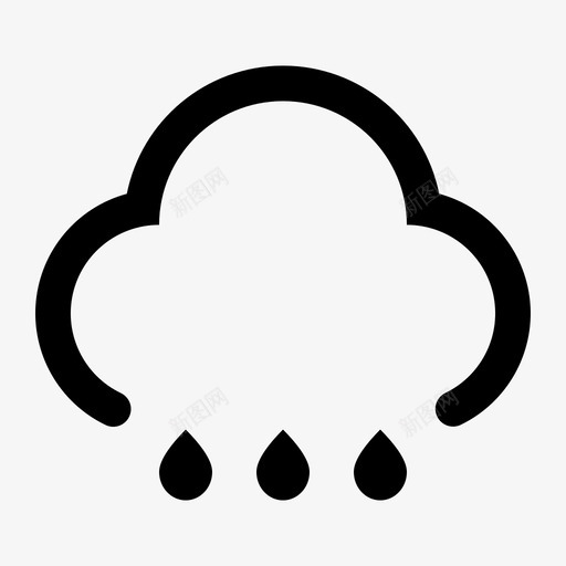 中雨转大雨svg_新图网 https://ixintu.com 中雨转大雨