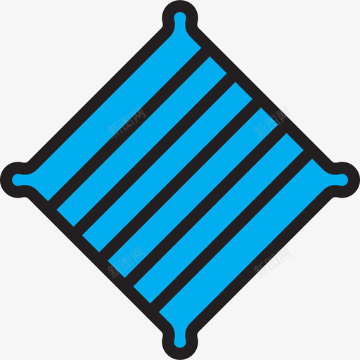 靠垫家用电器8件线性颜色图标svg_新图网 https://ixintu.com 家用电器8件 线性颜色 靠垫