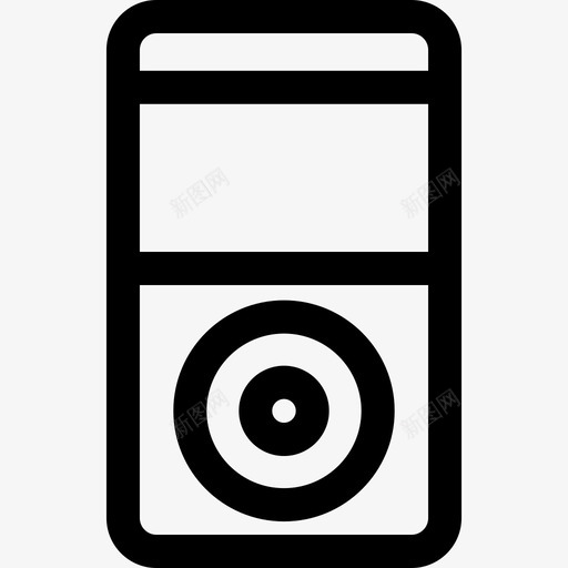 Ipod娱乐17线性图标svg_新图网 https://ixintu.com Ipod 娱乐17 线性