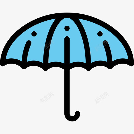 伞金融50线颜色图标svg_新图网 https://ixintu.com 伞 线颜色 金融50
