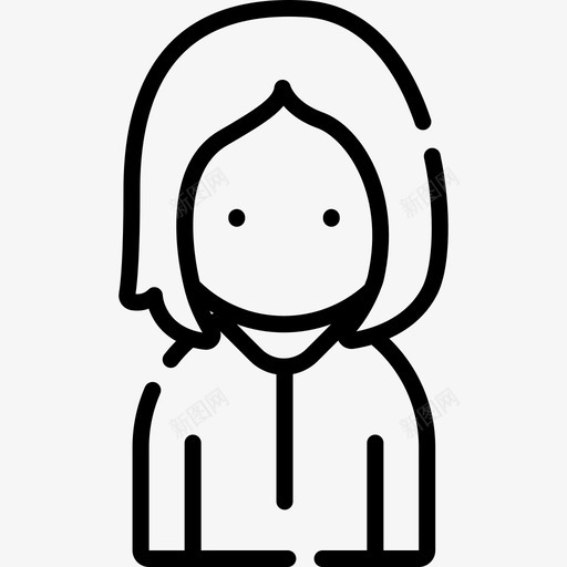 女性工作关系直系亲属图标svg_新图网 https://ixintu.com 女性 工作关系 直系亲属