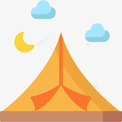 帐篷探险15号公寓图标svg_新图网 https://ixintu.com 公寓 帐篷 探险15号