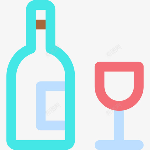 葡萄酒59岁生日原色图标svg_新图网 https://ixintu.com 59岁生日 原色 葡萄酒