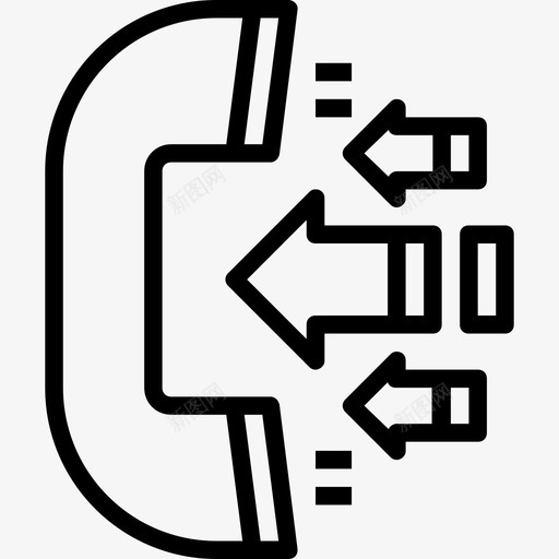电话后勤17直拨图标svg_新图网 https://ixintu.com 后勤17 电话 直拨