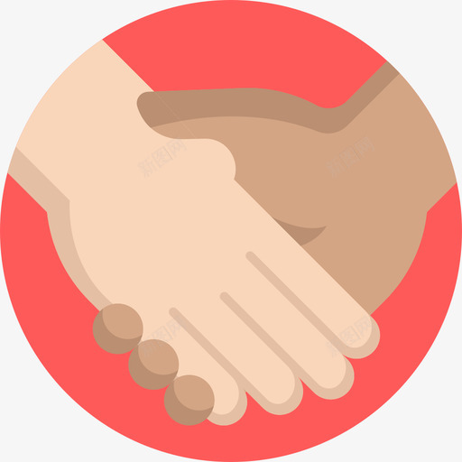 握手成功7平淡图标svg_新图网 https://ixintu.com 平淡 成功7 握手