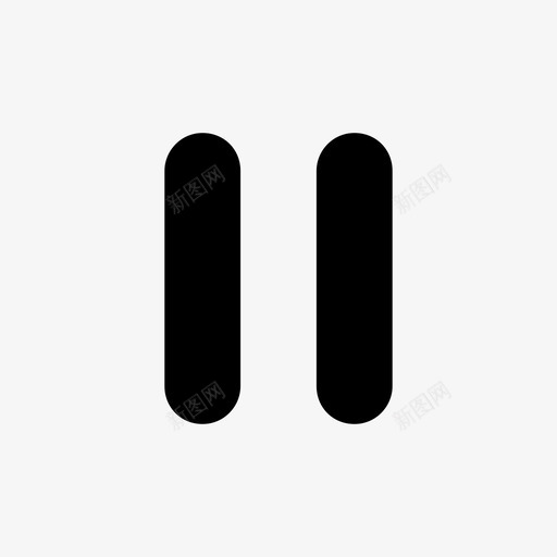 播放器-暂停_44svg_新图网 https://ixintu.com 播放器-暂停_44