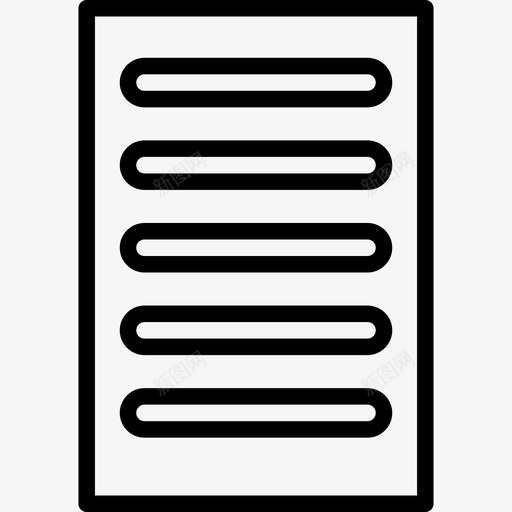 文件新闻10直线图标svg_新图网 https://ixintu.com 文件 新闻10 直线
