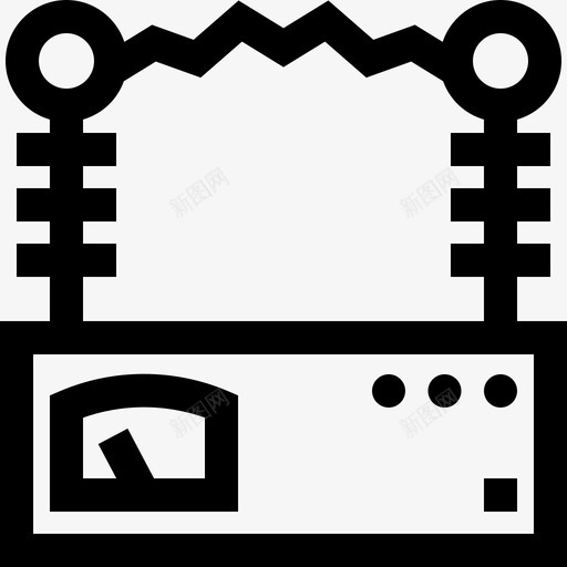 电压表工程11线性图标svg_新图网 https://ixintu.com 工程11 电压表 线性