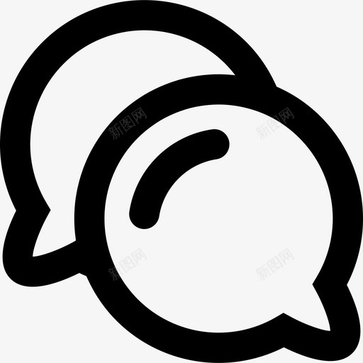 聊天购物74直系图标svg_新图网 https://ixintu.com 直系 聊天 购物74