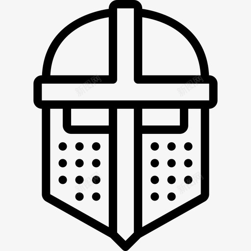 头盔战争5直线型图标svg_新图网 https://ixintu.com 头盔 战争5 直线型