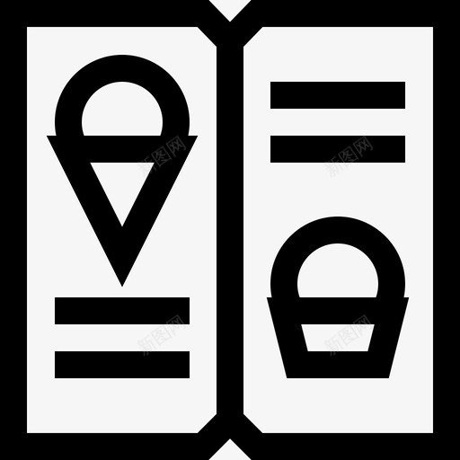 菜单冰淇淋10直线图标svg_新图网 https://ixintu.com 冰淇淋10 直线 菜单