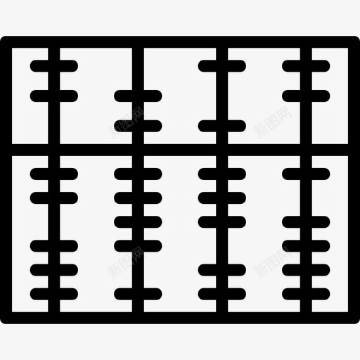 线性金融算盘图标svg_新图网 https://ixintu.com 算盘 线性金融