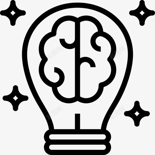 理念产品管理5线性图标svg_新图网 https://ixintu.com 产品管理5 理念 线性
