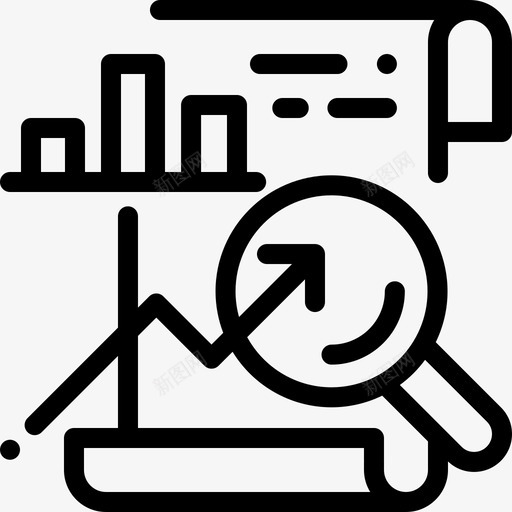 分析数字营销63线性图标svg_新图网 https://ixintu.com 分析 数字营销63 线性