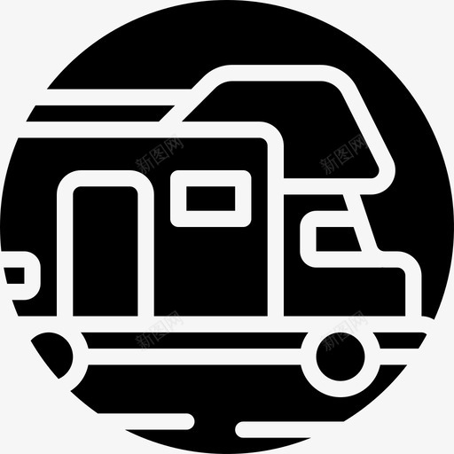 货车节日4加油图标svg_新图网 https://ixintu.com 加油 节日4 货车
