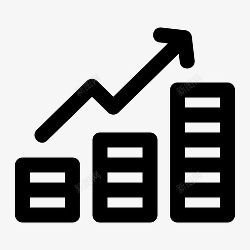 收益货币金融图标svg_新图网 https://ixintu.com 互联网 收益 网络 营销 货币 金融