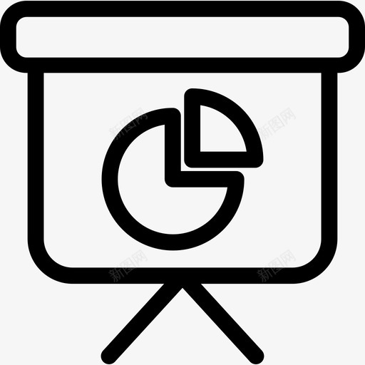 饼图大数据7线性图标svg_新图网 https://ixintu.com 大数据7 线性 饼图