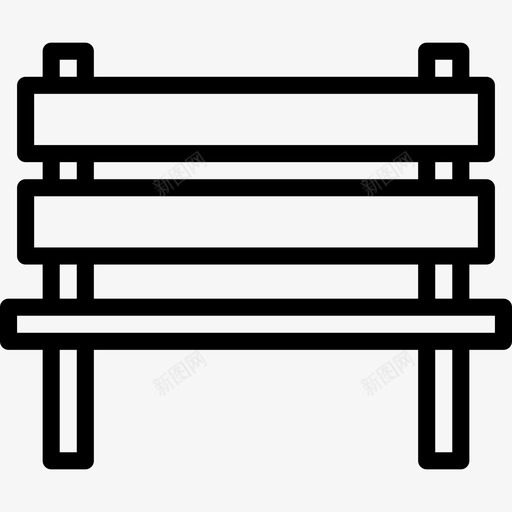 长凳家具和家居11直线型图标svg_新图网 https://ixintu.com 家具和家居11 直线型 长凳