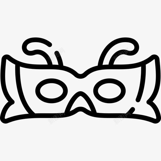 眼罩夏季派对22直线型图标svg_新图网 https://ixintu.com 夏季派对22 直线型 眼罩