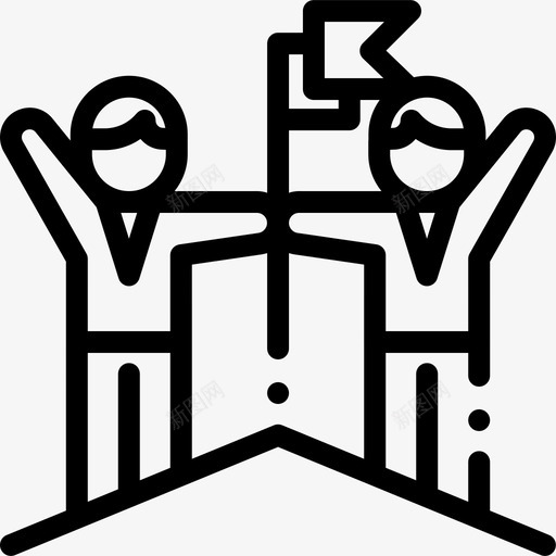 目标人际关系和情感7线性图标svg_新图网 https://ixintu.com 人际关系和情感7 目标 线性