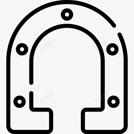 马蹄铁秘传8直线型图标svg_新图网 https://ixintu.com 直线型 秘传8 马蹄铁