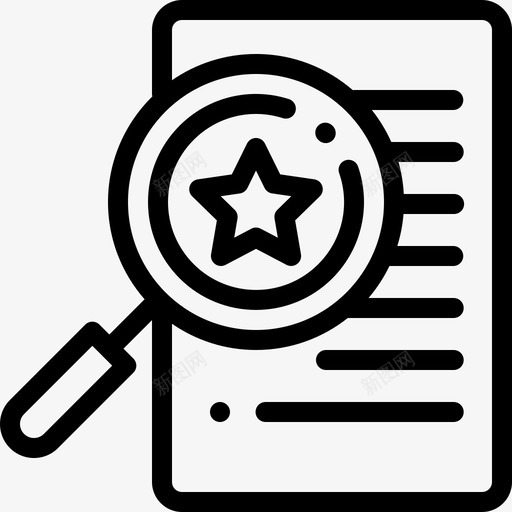 文件反馈和证明4线性图标svg_新图网 https://ixintu.com 反馈和证明4 文件 线性