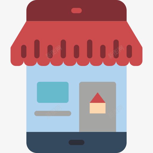 商店营销部21号公寓图标svg_新图网 https://ixintu.com 公寓 商店 营销部21号