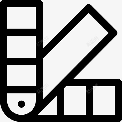 潘通创意工具4线性图标svg_新图网 https://ixintu.com 创意工具4 潘通 线性