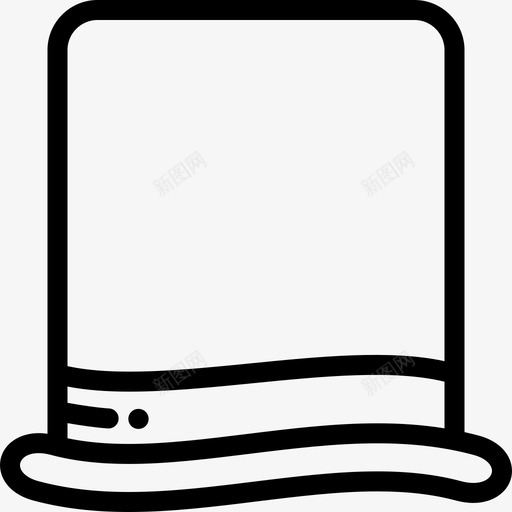 礼帽服装派对11直系图标svg_新图网 https://ixintu.com 服装派对11 直系 礼帽