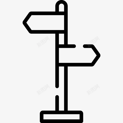 路标冒险14直线图标svg_新图网 https://ixintu.com 冒险14 直线 路标