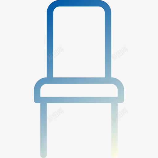 椅子家具和家用17线性坡度图标svg_新图网 https://ixintu.com 家具和家用17 椅子 线性坡度