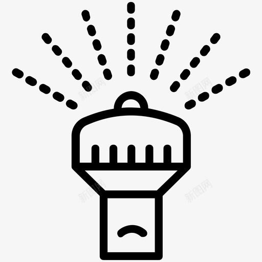 洒水器滴灌灌溉系统图标svg_新图网 https://ixintu.com 洒水器 洒水系统 滴灌 灌溉 灌溉系统 自动草坪浇水图标