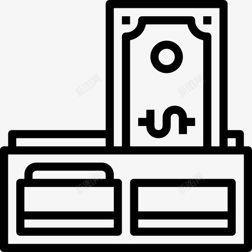 钱包购物100直系图标svg_新图网 https://ixintu.com 直系 购物100 钱包