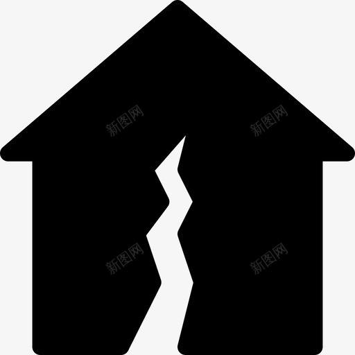地震灾难2填充图标svg_新图网 https://ixintu.com 地震 填充 灾难2