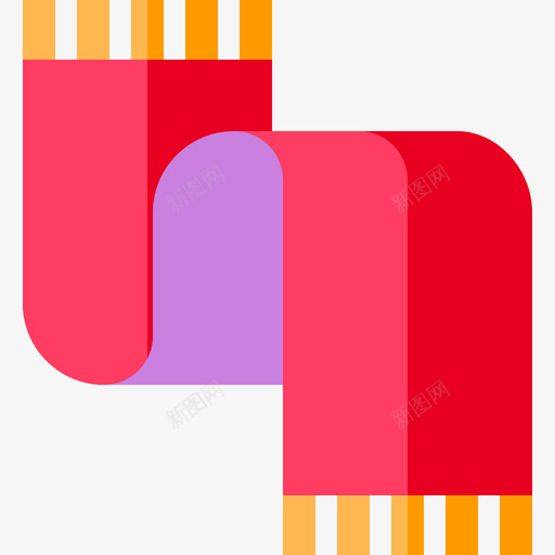 围巾冬装平头图标svg_新图网 https://ixintu.com 冬装 围巾 平头