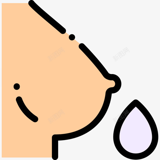 母乳喂养产妇6直系肤色图标svg_新图网 https://ixintu.com 产妇6 母乳喂养 直系肤色
