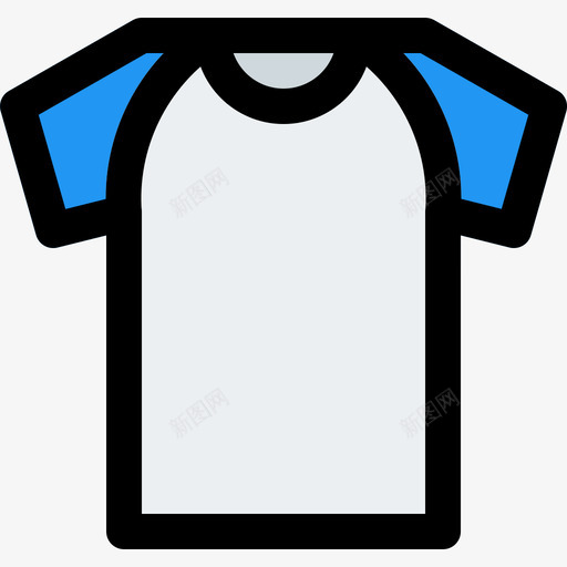衬衫衣服和饰品线颜色图标svg_新图网 https://ixintu.com 线颜色 衣服和饰品 衬衫