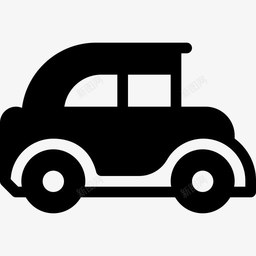 老爷车复古6填充图标svg_新图网 https://ixintu.com 填充 复古6 老爷车