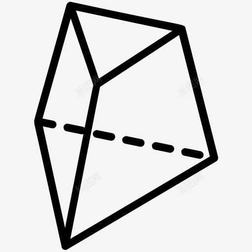 三维形状二维二维形状图标svg_新图网 https://ixintu.com 三维形状 三维设计 二维形状 二维设计 五边形线条图标 几何图形