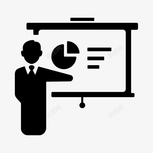 业务分析图标商人演示文稿svg_新图网 https://ixintu.com 业务分析图标 商人 演示文稿 演示集1