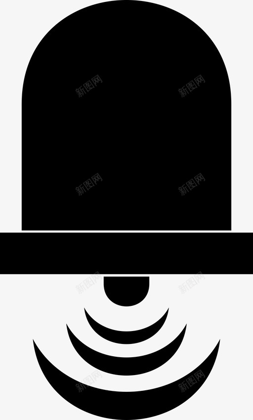铃警报器音乐图标svg_新图网 https://ixintu.com 声音 装饰品 警报器 铃 音乐