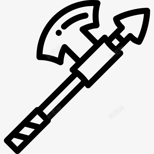 斧头古希腊7直纹图标svg_新图网 https://ixintu.com 古希腊7 斧头 直纹