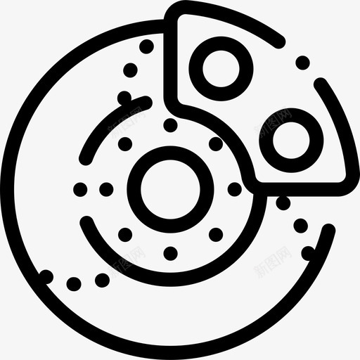 制动器汽车发动机13线性图标svg_新图网 https://ixintu.com 制动器 汽车发动机13 线性