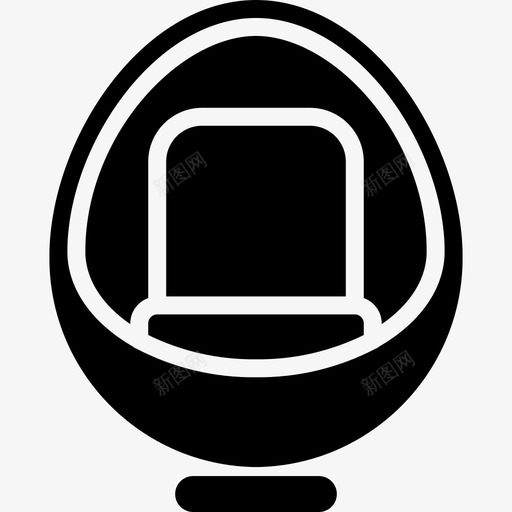 椅子家具59填充物图标svg_新图网 https://ixintu.com 填充物 家具59 椅子