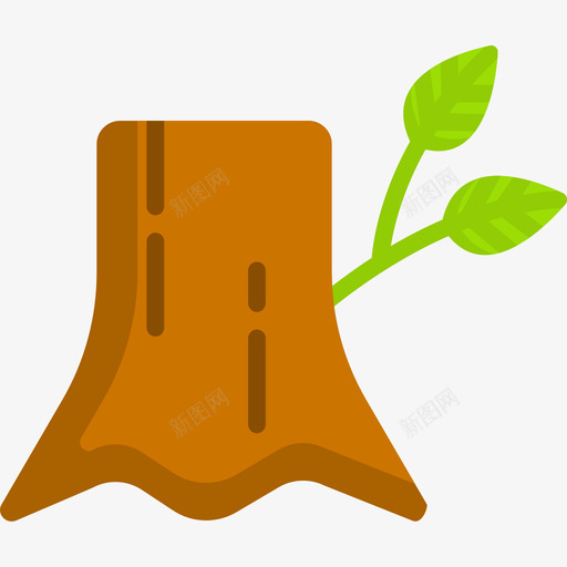 树桩生态学54平坦图标svg_新图网 https://ixintu.com 平坦 树桩 生态学54