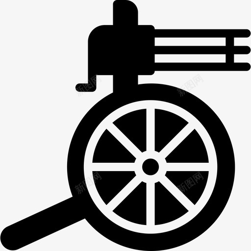 机枪战争4加油图标svg_新图网 https://ixintu.com 加油 战争4 机枪