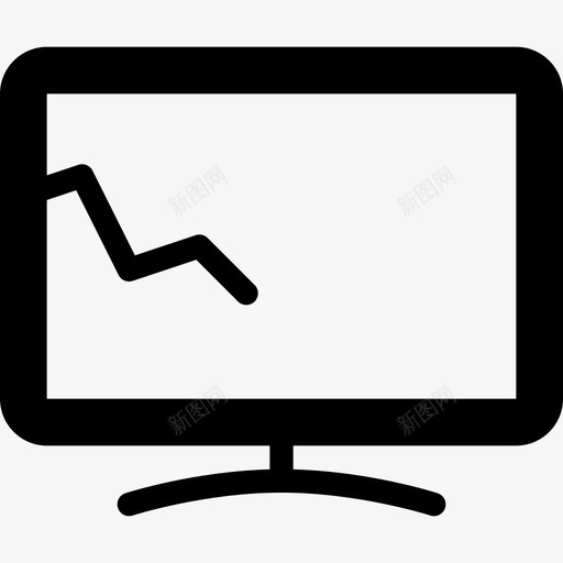 电视坏了3加油图标svg_新图网 https://ixintu.com 加油 坏了3 电视