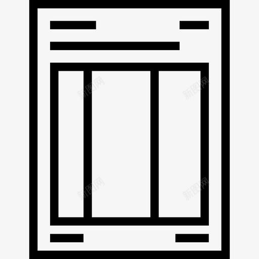 布局启动和发展线性图标svg_新图网 https://ixintu.com 启动和发展 布局 线性